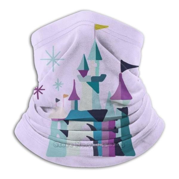 

scarves pastel castle scarf bandana headband outdoor climbing warmer face mask sleep band cute abstract lapmagical, Blue;gray