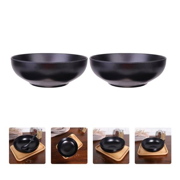 

2pcs noodle bowls japanese style creative ramen serving bowl
