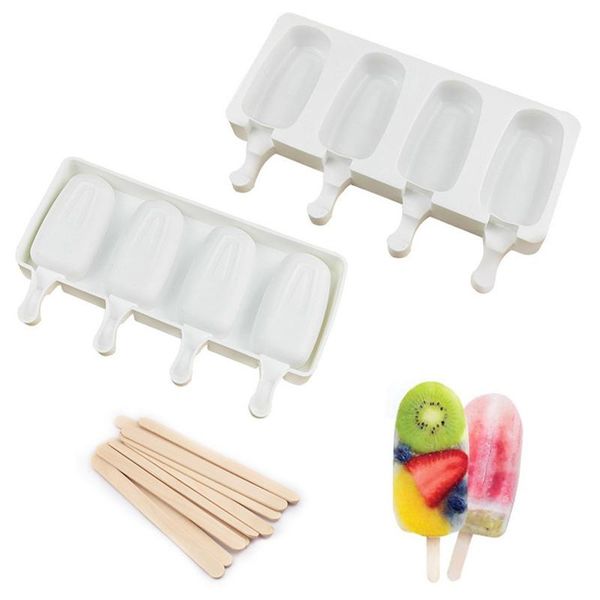 

cell big size silicone ice cream mold popsicle molds diy homemade dessert er fruit juice for baking moulds