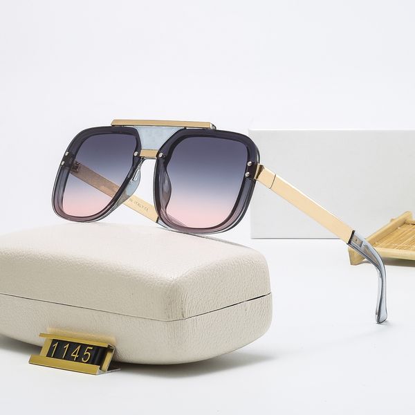 

fashion classic design polarized 2021 luxury sunglasses for men women pilot sun glasses uv400 eyewear metal frame polaroid lens 1145, White;black