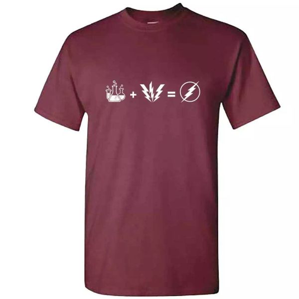 

the flash formula tshirt - sheldon cooper equation - physics science math, White;black