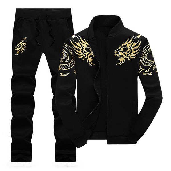 

sve longtou long autumn suit casual coat sweater men's wear, Black