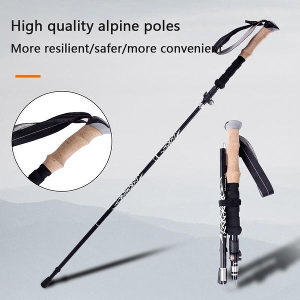 

trekking poles anti-skid 4 sections lightweight foldable