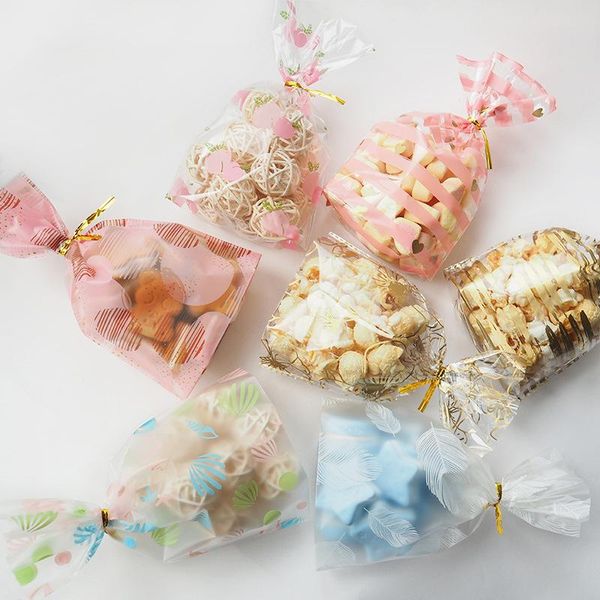

piece set feather plastic bag easter birthday party candy and gift postpartum anniversary packaging wrap