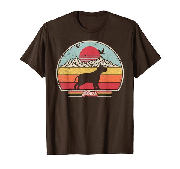 

pit bull shirt. retro style t-shirt, White;black