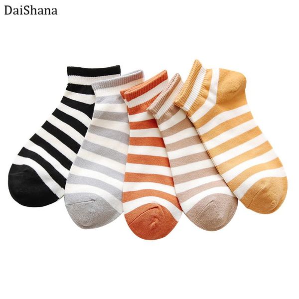 

socks & hosiery women summer fashion striped cotton boat sock slippers short ankle men low cut invisible sox meias selling 1pair, Black;white