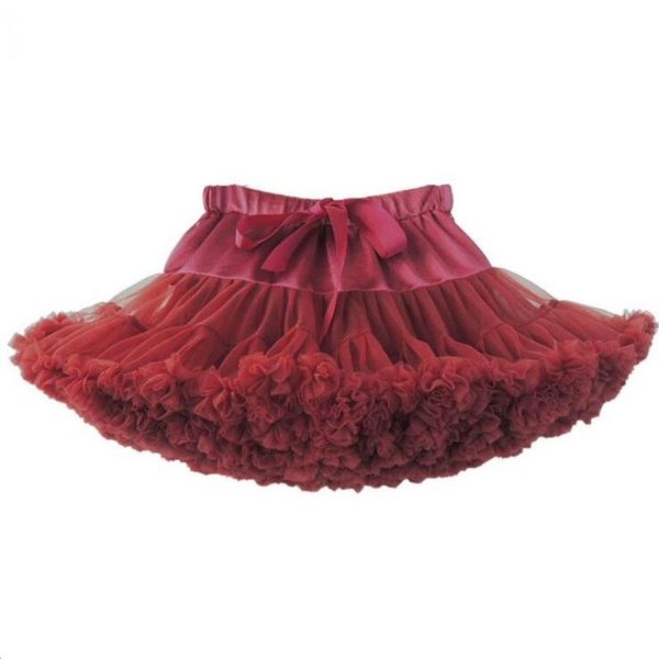 

skirts 2021 baby girls tutu skirt ballerina pettiskirt layer fluffy kid ballet for party dance princess girl tulle miniskirt, Blue
