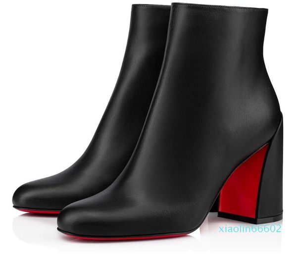 

bottom boots turela suede leather, Black