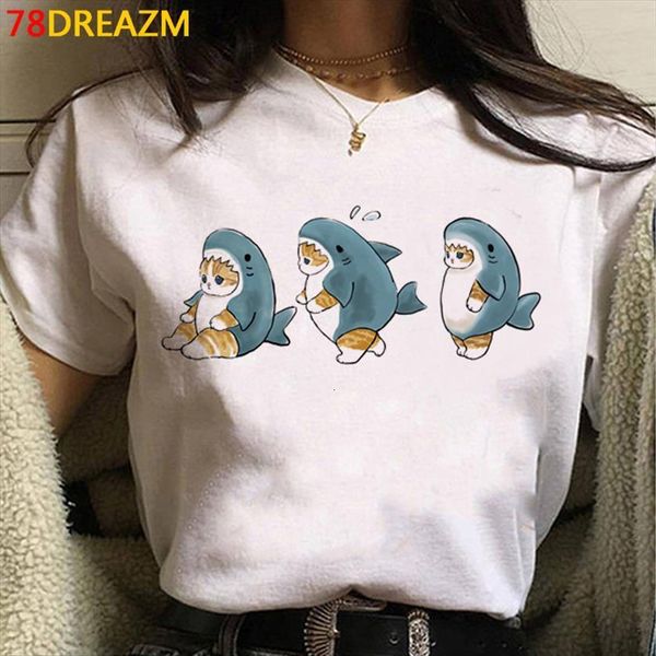 

cat women couple grunge print t shirt tees clothes, White