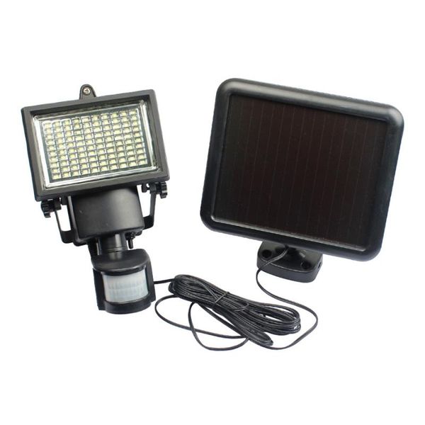 

outdoor wall lamps 100 led bulb solar light powered garden lights pir body motion sensor floodlights spotlights lamp