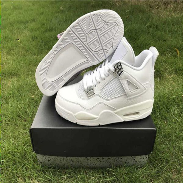 

running outdoor sports 4 with ship money basketball designer shoes version original jumpman trainers size 40--47.5 pure 4s boxb56c rvmxx, Black
