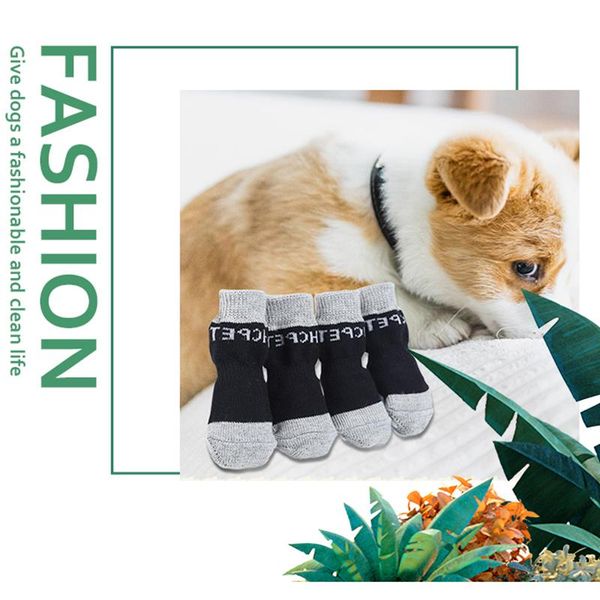 

dog apparel differnts pattern soft cotton pet plain socks breed protectors print