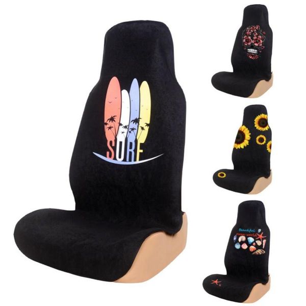 

chair covers single car seat cover universal waterproof printed cushion interior protection fit most cars