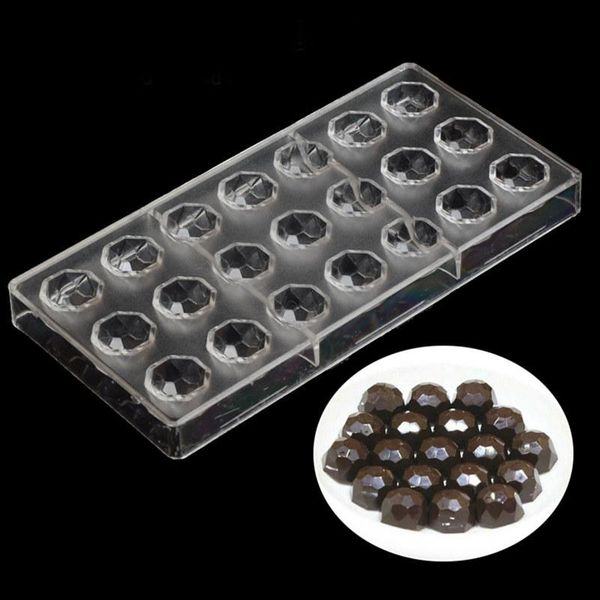 

baking moulds lber clear hard chocolate maker polycarbonate diy 21 half ball candy mold mini mould