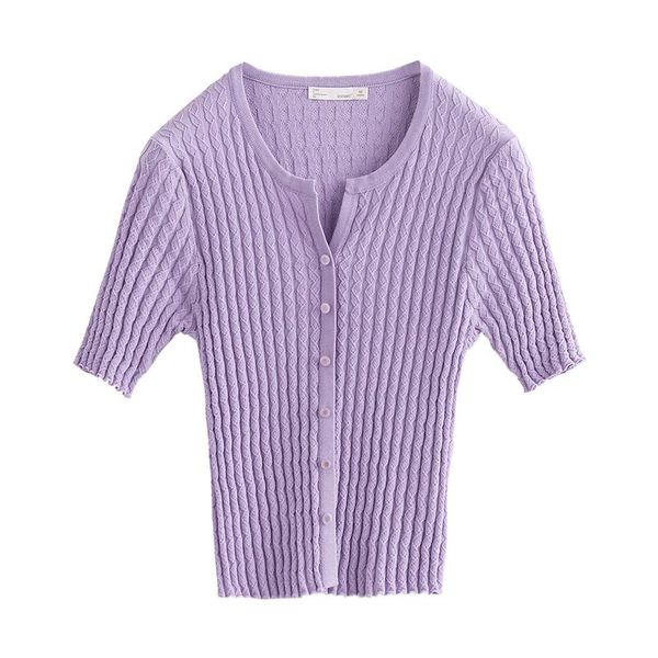 

women's knits & tees inman pullover knitwear summer minimal design fit shape dobby small v neck comfortable short sleeve wear, White