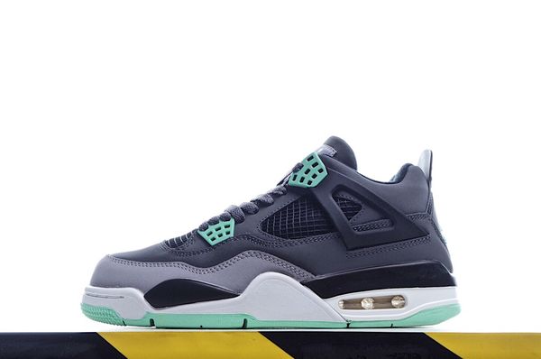 

jumpman 4s greyish green men's and women's basketball shoes 36-46