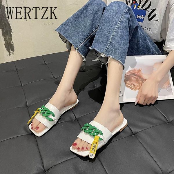 

functional classic sandals 2021 summer women slipper fashoin brand green buckle sandal outdoor flat heel beach slides ladies casual flip flo, Black