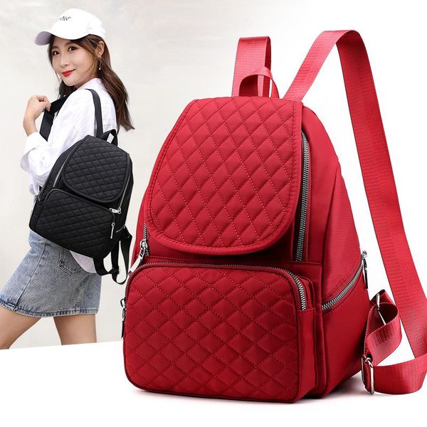 

outdoor bags 2021 women backpack for teenage girl school waterproof lady chest bag female travel lapbagpack schoolbag