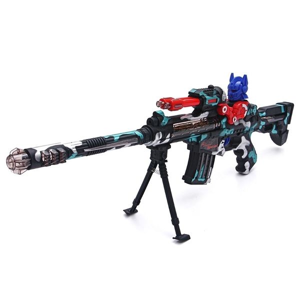 

a batch of simulated peace marshal children's camouflage electric voice vibrating guns with lights are easy to sell boys' toys