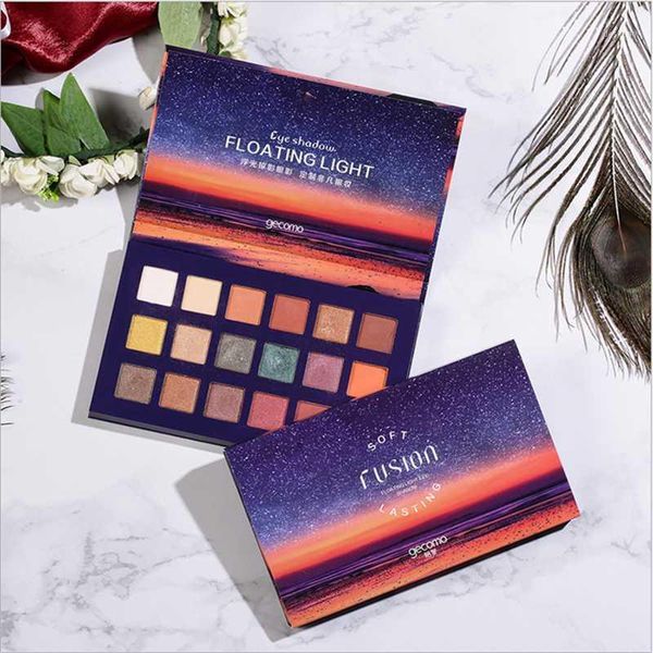 

colors eyeshadow matte pearl glitter makeup pallete shimmer eye shadow make up cosmetics shadows waterproof beauty glazed1