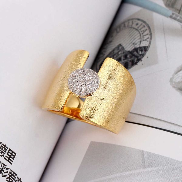 

bride talk fashion vintage style cubic zirconia rings women jewelry accessories luxury big retro brushed-finish finger ring, Silver