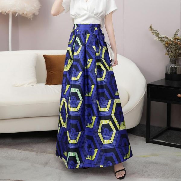 

skirts women's fashion slim skirt stretch elastic waist high pleated large, Black