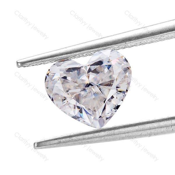 

other gh white crushed heart shape loose gemstone moissanite stones