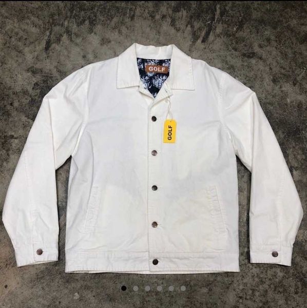 

golf wang punk face trucker jacket kd6y, Black;brown