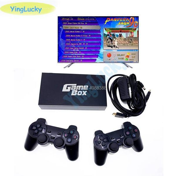 

game controllers & joysticks pandora box 2700 9d in 1 board 2 players with gamepad cable and wireless joypad usb connect 3d tekken