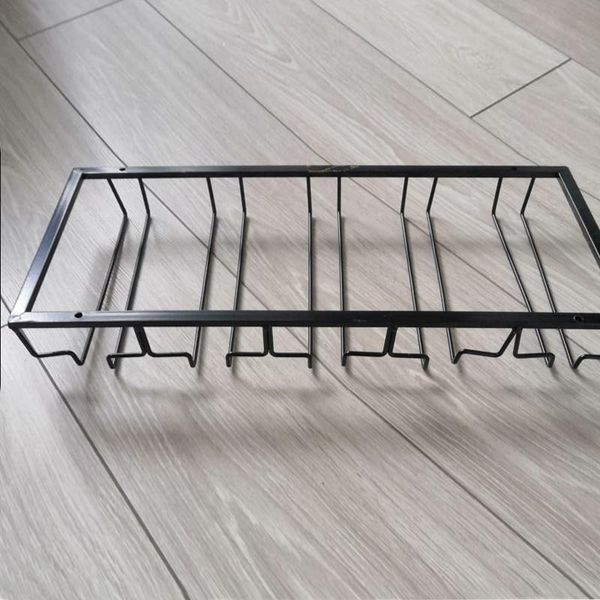 

tablewine racks wall mount glass hanging holder goblet stemware storage organizer rack