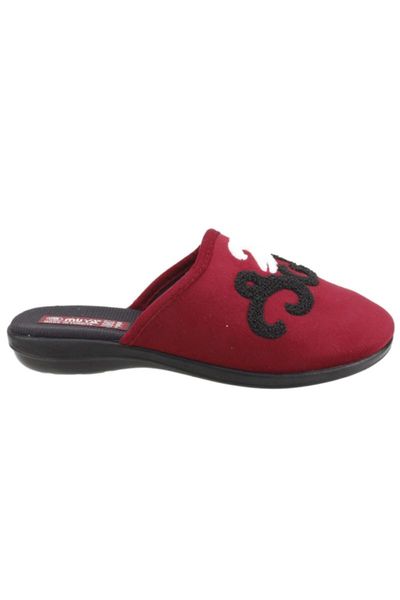 

slippers women burgundy winter house intra- 97559-3370, Black