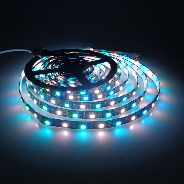 

led strip rgbw rgbww 300leds smd chip dc12v non-waterproof flexible ribbon 5m/lot vedio show multi color sw strips
