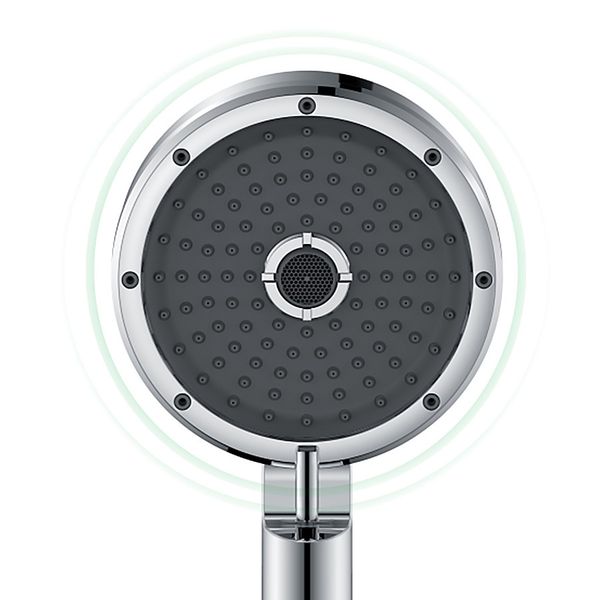 

three stage spray flower shower pressurized nozzle massage multifunctional head