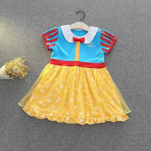

girl's dresses retail girl cartoon european and american halloween show mermaid children clothing 2-6y e1942 ahns, Red;yellow