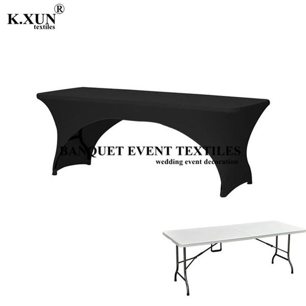 

table cloth two side arched rectangular stretch spandex cover wedding el home event party decoration