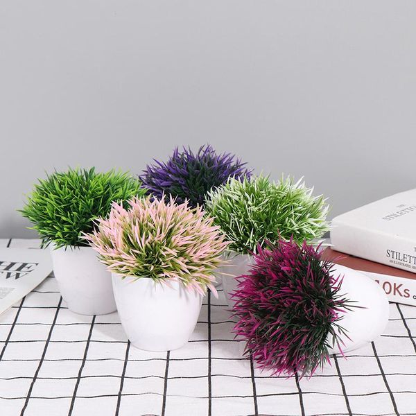 

1pc artificial flowers home decor garden decoration accessories bonsai aesthetic room wedding flower pot decorative & wreaths
