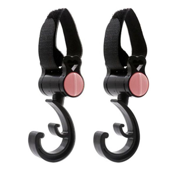 

stroller parts & accessories child hanger 2pcs bag hooks pram rotate 360 degree car seat organizer