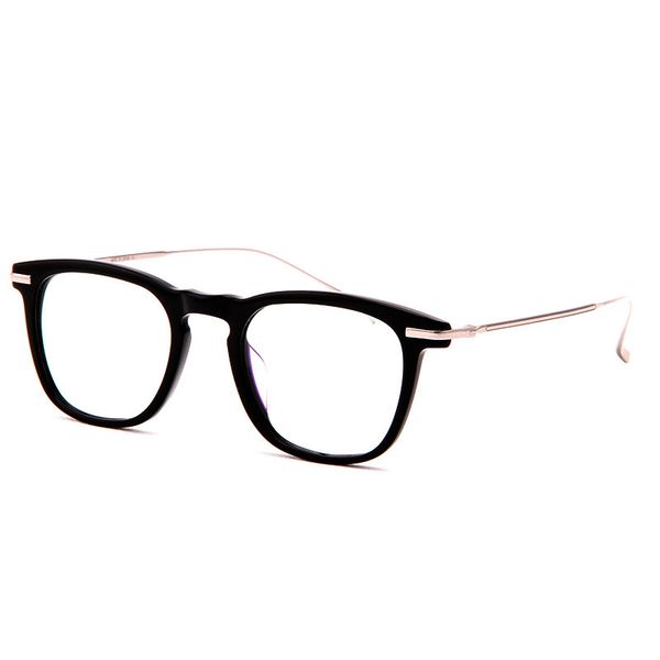 

new art frame trend classic flat configurable myopia glasses, White;black