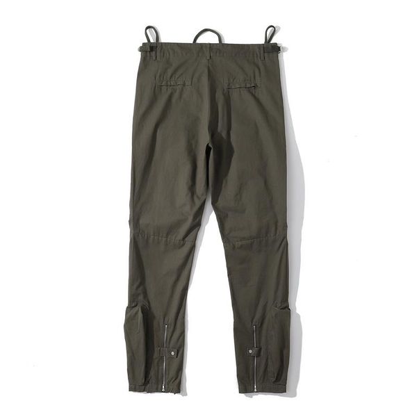 

men's pants fashion loop on waist full leangth for men, Black