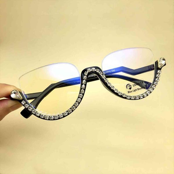

cat eye diamond sunglasses fashion women shades korea brand mirror rhinestone glasses uv400 clear sun men, White;black