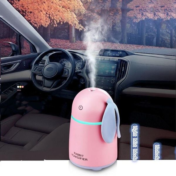 

essential oils diffusers humidifier 170ml ultrasonic car air mini usb aroma diffuser with 7 color led light and waterless shut-off