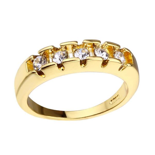 

wedding rings fashion ring diamond-plated european and american golden micro-set engagement gift, Slivery;golden