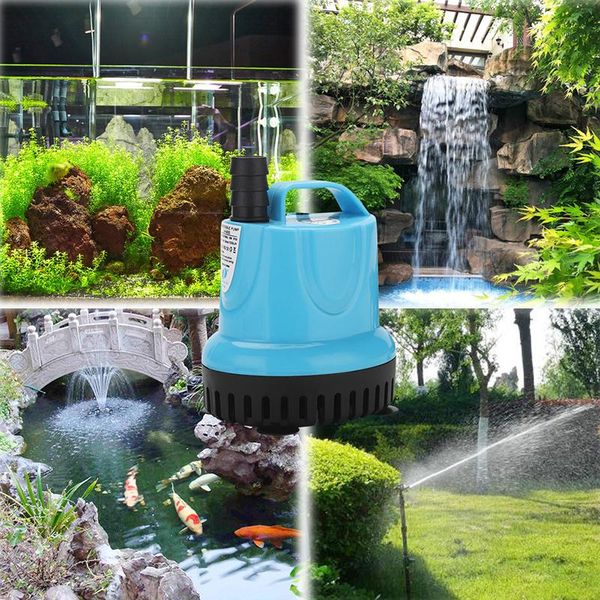 

air pumps & accessories 10/18/25/45/60/85/105w submersible water pump 220v aquarium fish pond tank spout marin temperature control clean