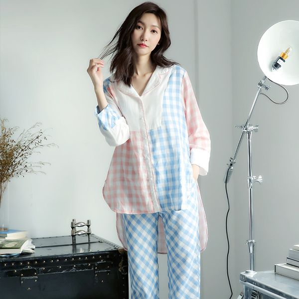 

women's sleepwear fashion casual women pajama set summer spring pajamas tu0i, Black;red