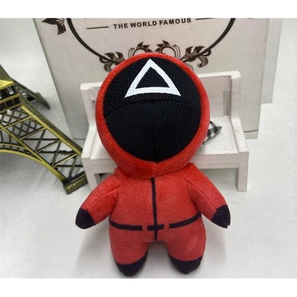 

squid game toy plush doll key chain pendant bag pendant
