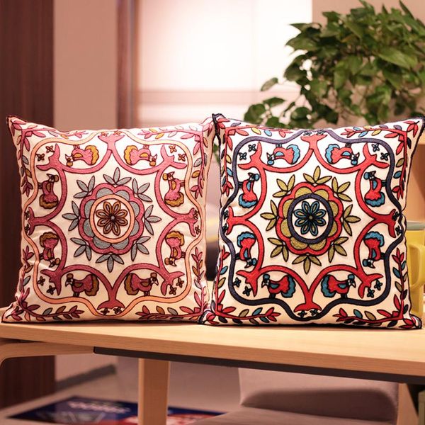 

national style chinese embroidery cotton pillow covers for living room sofa cushion cushion/decorative