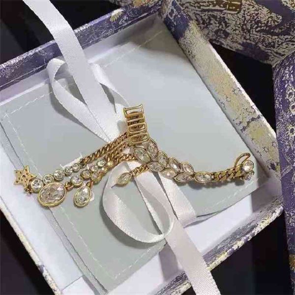 

designer jewelry 20-year-old letter star with drill net red earnail ear clip 925 silver needle brass material zprd, Golden