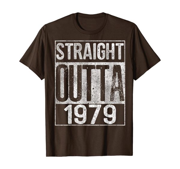 

straight outta 1979 shirt great 40th birthday gift idea tee, White;black