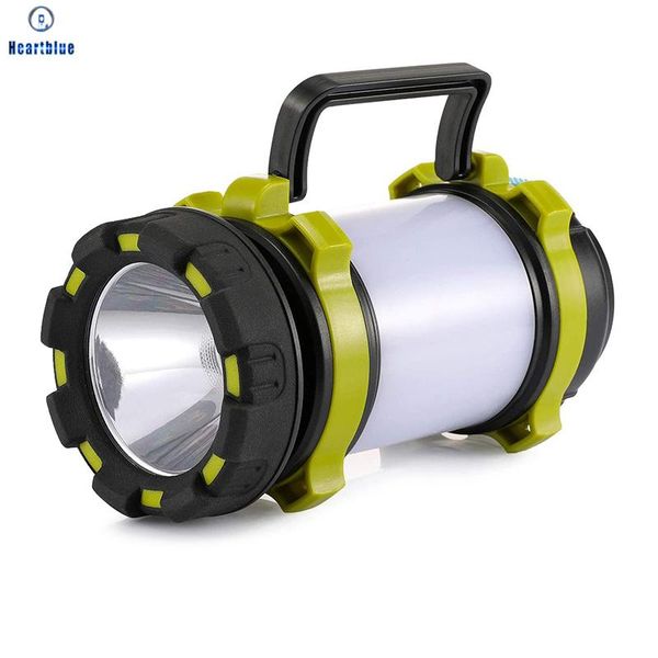

camping light led usb rechargeable dimmable spotlight work waterproof searchlight emergency torch portable lanterns