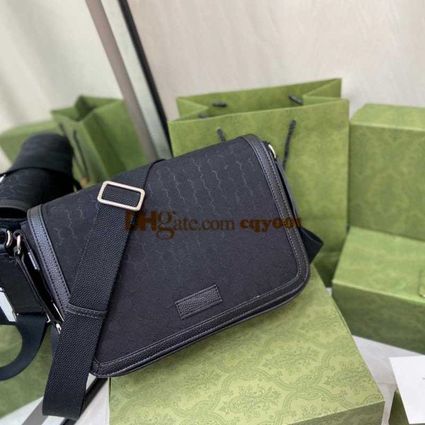 

449172 famous luxury designer mens messenger bags double g bag crossbody bag leather shoulder bags brand pochette multiple pockets deliver s